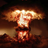 Nuclear Explosion Mushroom Cloud Model Lamp