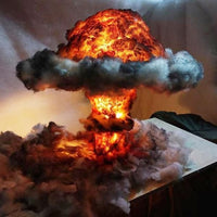 Nuclear Explosion Mushroom Cloud Model Lamp